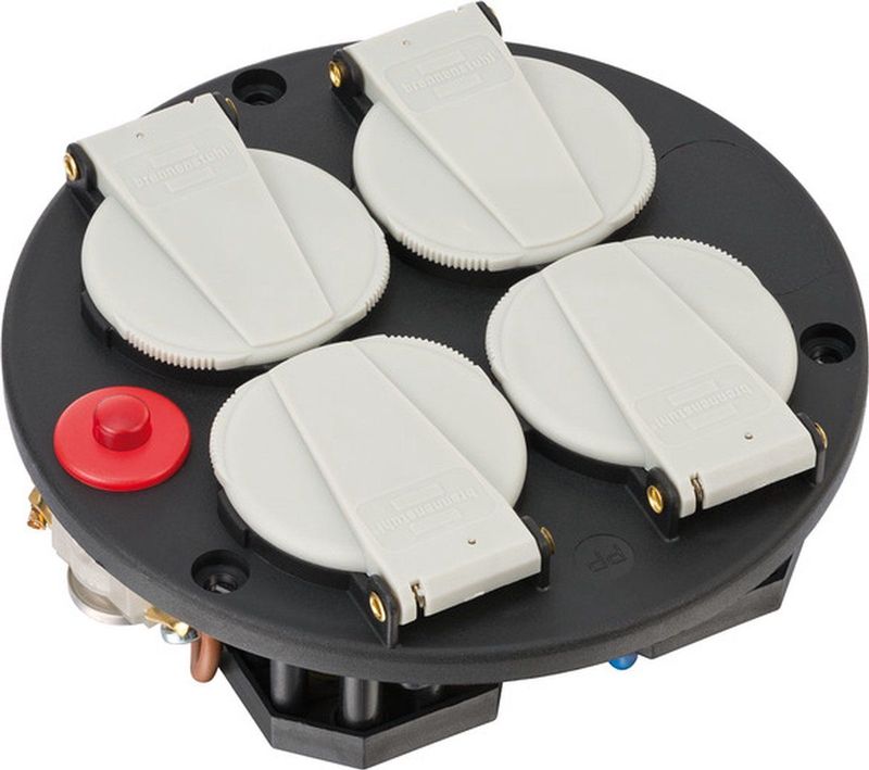 Brennenstuhl - Stekkerdoos - 4x CEE 7/3 - Geïntegreerde Oververhittingsbeveiliging