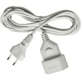 Brennenstuhl - Verlenger - Wit - Kunststof - 5m H03VV H2-F 2x0,75