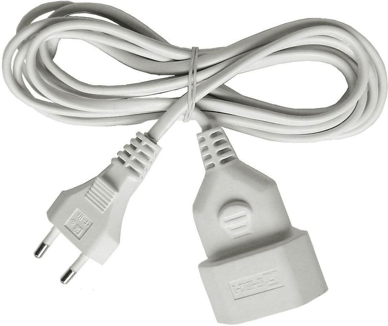 Brennenstuhl - Verlenger - Wit - Kunststof - 5m H03VV H2-F 2x0,75