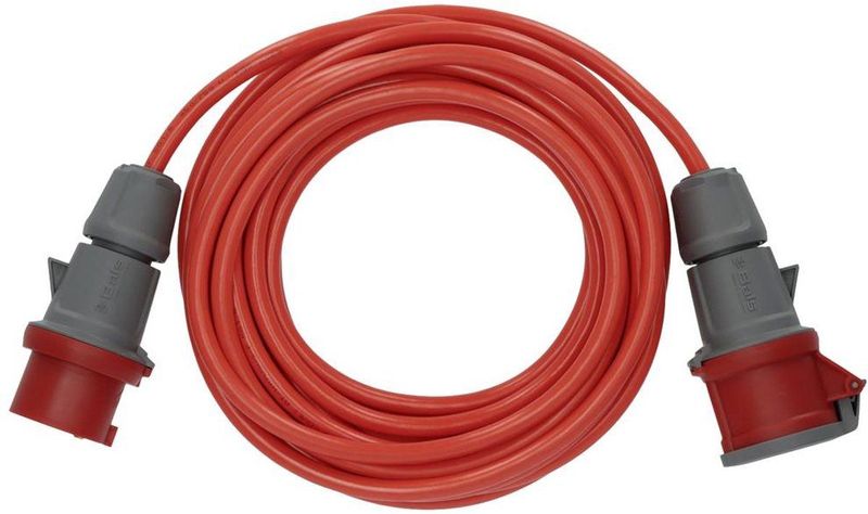 Brennenstuhl - Bremaxx - Verlengsnoer - Rood - 10m - IP44