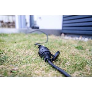 Brennenstuhl - CEE 7/7 - CEE 7/3 Verlengkabel - Zwart - 5 Meter - IP44