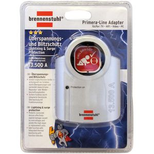 Brennenstuhl - Primera-Line - Overspanningsbeveiliging - Wit - Materiaal: Kunststof