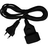 Brennenstuhl - CEE 7/16 Stroom Verlengkabel - Zwart - 3 Meter