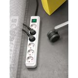 Brennenstuhl - 1152340015 Steckdosenleiste mit Schalter 3fach Silber Schutzkontakt 1 St.