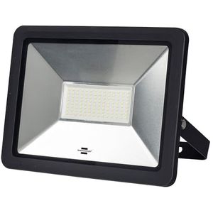 Led-buitenspot, slanke aluminium schijnwerper met SMD-led, voor binnen en buiten, eenvoudige wandmontage, IP65, stof- en spatwaterdicht, 99 W, 8400 lm