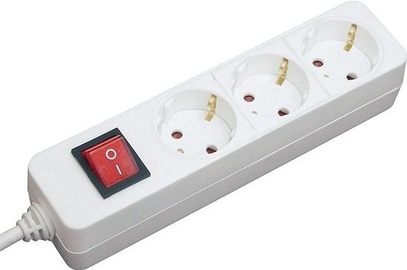 Brennenstuhl - 3-Voudige Stopcontacten - Wit - H05VV-F 3G1,5 - 1,4 M