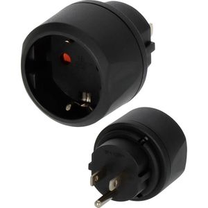 Travel Adapter met aarding => USA
