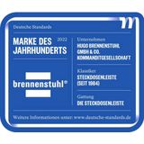 Brennenstuhl - IP44 Stekkerdoos - Zwart - 6 Contacten - 2 Meter