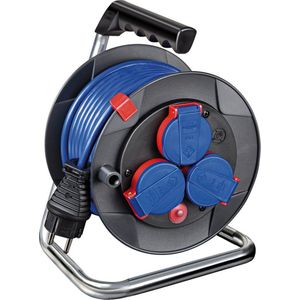 Brennenstuhl - Garant Kompakt IP44 Kabeltrommel 15m AT-N05V3V3-F 3G1,5 blau