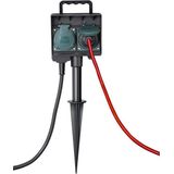 Brennenstuhl - Wandcontactdoos - IP44 - 4-voudig - 1,5m - H07RN-F 3G1,5