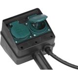 Brennenstuhl Tuin Stekkerdoos met Grondpin 4x230V Contactdoos Voor Tuin - 1154450 - 1154450