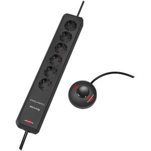 Stekkerdoos 6-voudig - Brennenstuhl - 2 Meter (Voetschakelaar)