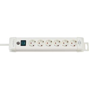 Brennenstuhl Premium-Line stekkerdoos 6-voudig wit 3m H05VV-F 3G1,5 - 1952260100