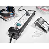 Brennenstuhl - Premium-Line - Stekkerdoos - Grijs - 6 Contacten - 3 Meter