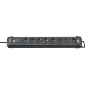 Brennenstuhl Bn-1951180100 Stekkerdoos Premium-line 8-voudig Zwart 3,00 M H05 vv-f 3g1,5