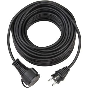 Brennenstuhl - BREMAXX® Verlengkabel - Zwart - 10m - IP44 - Olie- en UV-bestendig