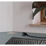 Brennenstuhl - Tower Power - Stekkerdoos - Zilver/Zwart - 3 Contacten - 2 Meter