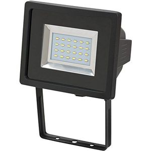Brennenstuhl SMD-LED-lamp/LED-spot voor buiten, buitenspot voor wandmontage, bouwspot IP44, led-schijnwerper met 24 heldere SMD-leds), Zwart