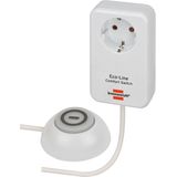 Brennenstuhl Eco Line Comfort Switch Adapter EL CSA 1 (stopcontact met verlichte hand-/voetschakelaar, met hogere contactbescharming, 1,5 m kabel)