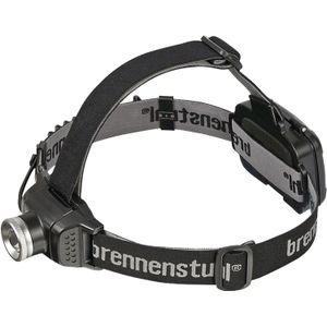 Brennenstuhl LuxPremium Led-hoofdlamp, ledlamp met voor- en achterlicht, ideaal voor joggen (IP44, met Cree-led, incl. batterijen) kleur: zwart
