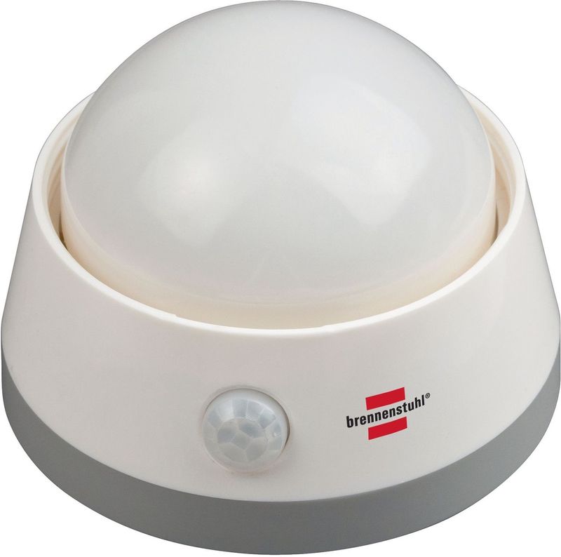 Brennenstuhl - Batterie LED-Nachtlicht nlb 02 bs mit Infrarot-Bewegungsmelder und Push-Schalter 6 led - 1173290