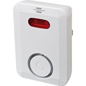 Brennenstuhl Draadloze sirene / draadloze alarmsirene BrematicPRO (smart home-alarmsysteem voor buiten, alarmmelding akoestisch en optisch, met appfunctie), wit