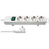 Brennenstuhl - Comfort-Line Plus - Stekkerdoos - Wit - 4 Contacten - 2 Meter