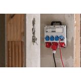 Brennenstuhl - 1154890010 - Wandverdeler - IP44 - Stroomverdeler - 16A - Met FI-Schakelaar