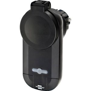Brennenstuhl Draadloze schakeladapter BrematicPRO IP44 / draadloze contactdoos van Brennenstuhl (smart home-actor voor buiten, bediening via app), wit