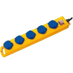 Stekkerdoos Super-Solid 5-Wegs 2.00 M Geel - Geaard Brennenstuhl