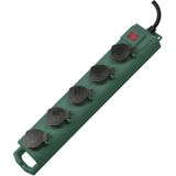 Brennenstuhl - Super-Solid-Line - Tuin Stekkerdoos - Groen - 5 Meter