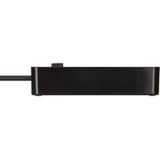 Brennenstuhl Ecolor Stekkerdoos 3-voudig (Stekkerblok met schakelaar en 1,5m kabel) zwart