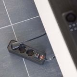 Brennenstuhl - 1153230000 Steckdosenleiste mit Schalter 3fach Schwarz Schutzkontakt 1 St.