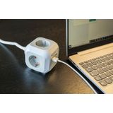 Brennenstuhl ALEA-Power Stekkerdoos met USB /Stekkerblok (Stekkerdozen 4-voudi