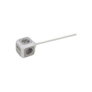 Brennenstuhl ALEA-Power Stekkerdoos met USB /Stekkerblok (Stekkerdozen 4-voudi