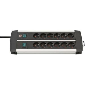Brennenstuhl Premium Alu Line Rack Steckdosenleiste 12-fach Rack-steckdosenleiste 8-fach 1.5 M