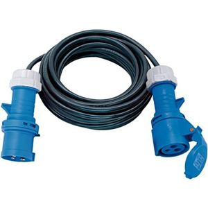 Brennenstuhl CEE-verlengkabel 10m H07RN-F 3G1,5 (CEE-kabel met CEE-stekker en koppeling met afsluitklep, voor continu gebruik buitenshuis IP44, Made in Germany)