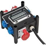 Brennenstuhl - Compacte Stroomverdeler - Zwart - 2m Kabel - Gebruik Buitenshuis