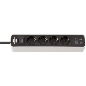 Stekkerdoos met USB | Brennenstuhl | 1.5 meter