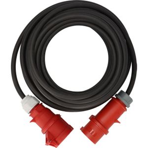 Brennenstuhl CEE-verlengkabel IP44 met faseomvormer 10m zwart H07RN-F 5G4,0 CEE 400V/32A - 1169390100