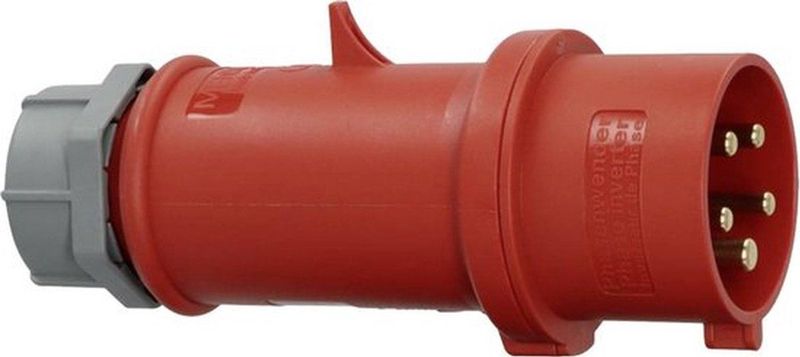 Brennenstuhl - CEE 5-pins Connector - Rood - Kunststof - IP44