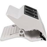 Brennenstuhl - Klembare Stekkerdoos - Wit/Zwart - 3 Meter - 3 Contacten