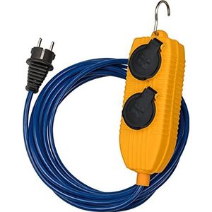 Brennenstuhl Verlengsnoer | IP54 | met Powerblock | 5m | blauw | AT-N05V3V3-F 3G1,5 FR/BE - 1169204010
