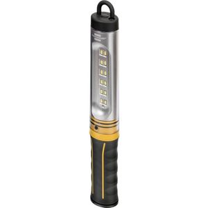 Brennenstuhl LED batterij werkplaatsverlichting / staaflamp 12 SMD-LED (werkplaatslamp met schakelaar, IP54) geel