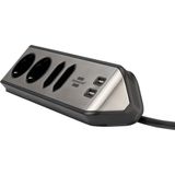 Brennenstuhl - Estilo - Stekkerdoos - Zwart - Kunststof