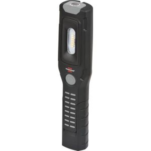 Led Handlamp - Zwart - Rubber - 3 Standen - Oplaadbaar via USB