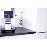 Brennenstuhl - Estilo - Hoek Stekkerdoos - Zwart - Kunststof