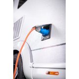 Camping - Stroom Kabel CEE 3-pins - 5 Meter - Rubber-Neopreen - Oranje