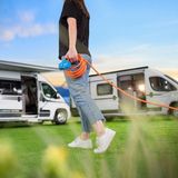 Brennenstuhl - X-Gum CEE 3-pins Kabelhaspel - Zwart/Oranje - 10 meter