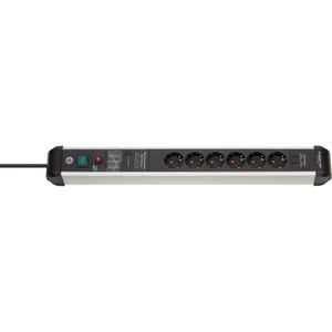 Brennenstuhl Steckdosenleiste "Premium-Pect-Line", 6-fach, (Kabellänge 3 m), USB Power-Delivery Typ C, 1x USB-A, Überspannungsschutz und Schalter